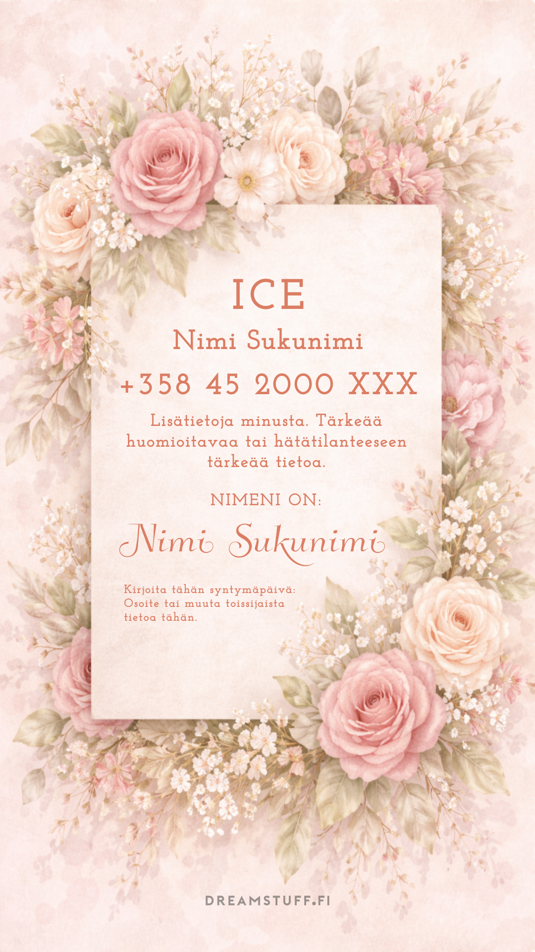 ICE näytönsäästäjä - Ruusut