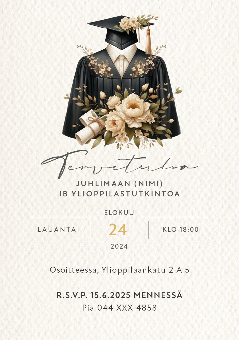 Digital invitations - Graduation