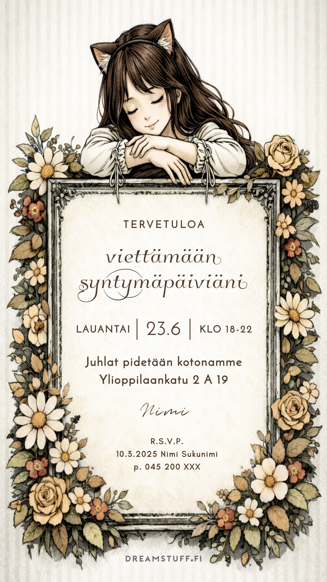 Digitaalinen kutsu - Kissa tyttö