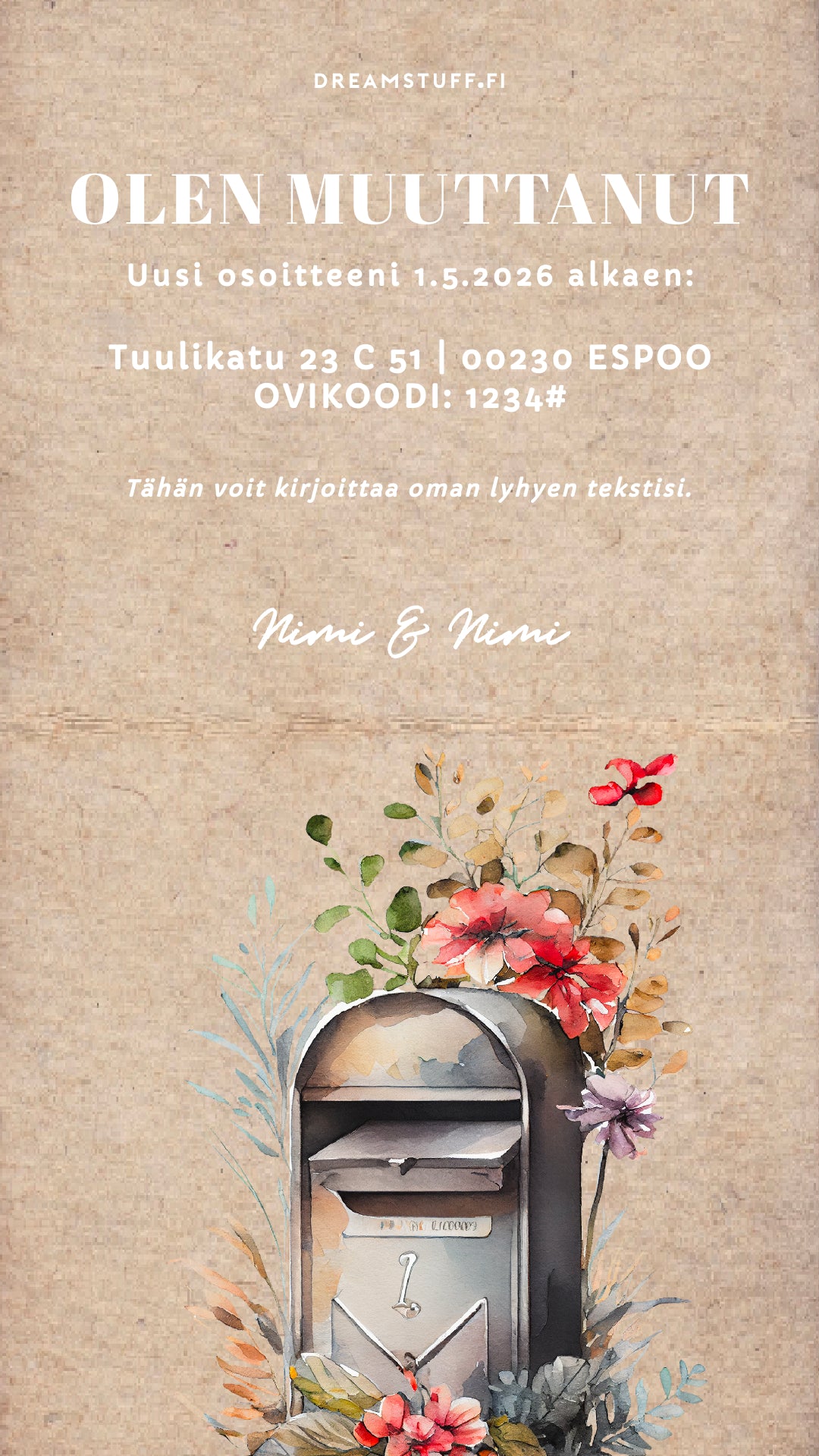 Digitala aviseringar - Flyttanmälan