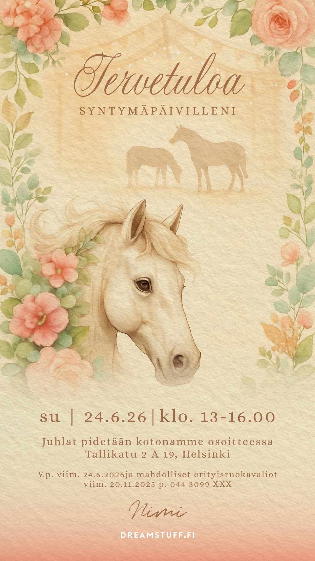 Digital invitations - For children's birthdays