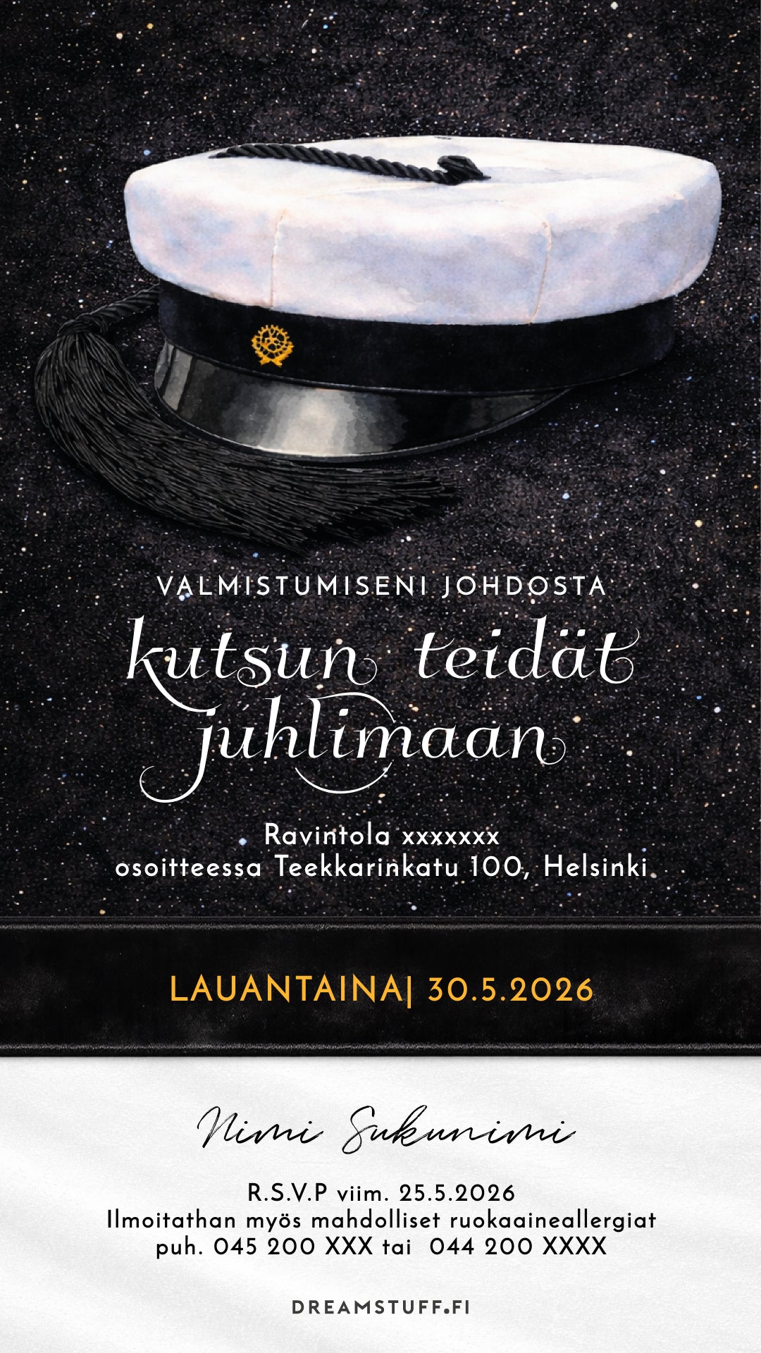 Digital examensinbjudan - Fluga