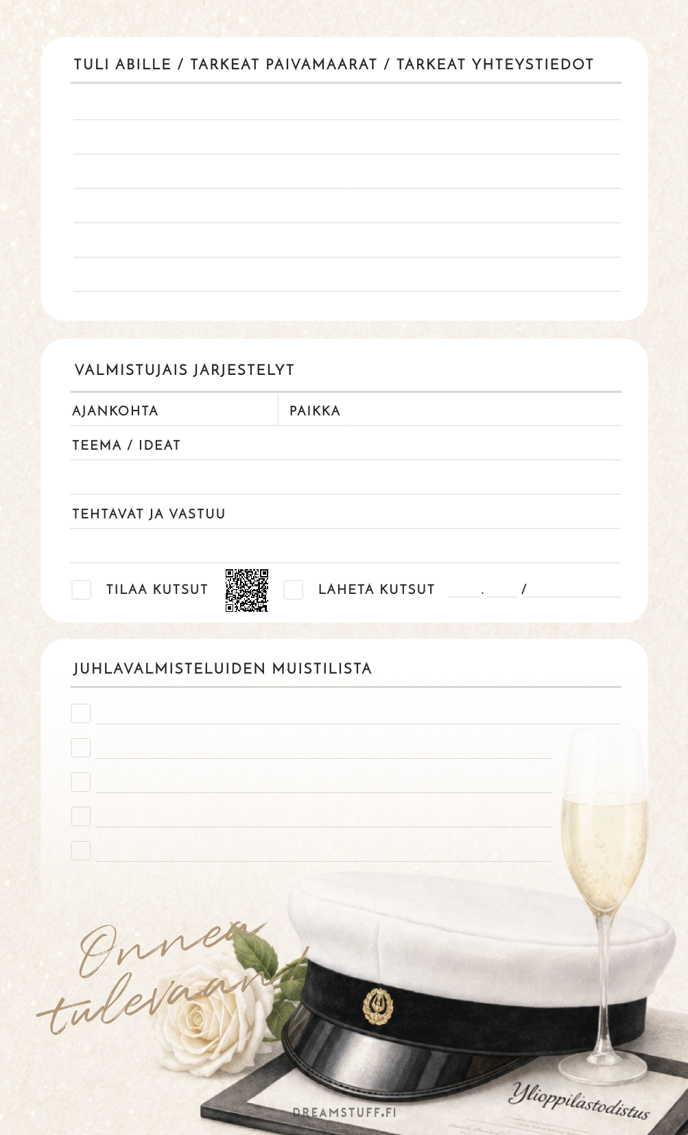 Class schedule - download for free and print
