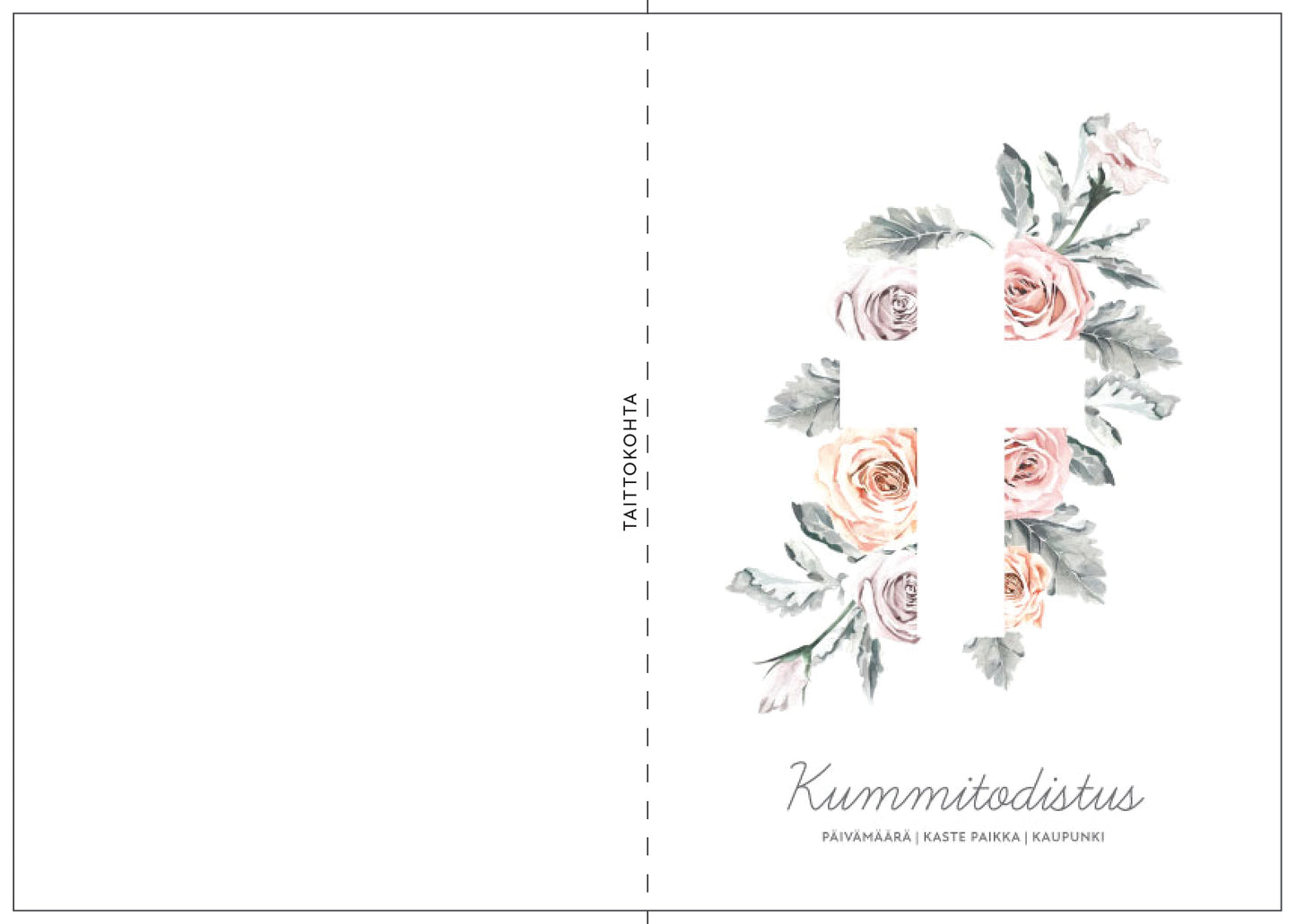 Tulosta itse - kummitodistus