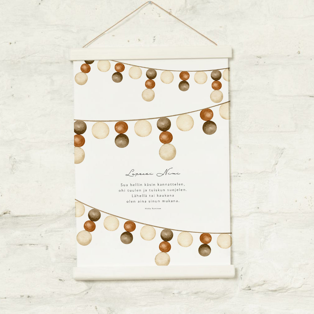 Boho poetry poster - Customizable