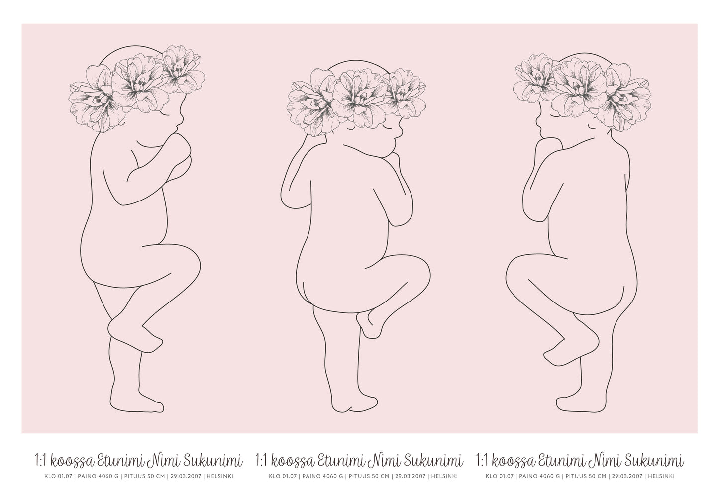 sisarusten syntymäjuliste personoitava syntymäjuliste vauvan syntymäjuliste syntymäjuliste diy nimijuliste birth poster taulu kolmosten syntymäjuliste syntymäjuliste kolmelle 1:1 syntymäjuliste triplette syntymäjuliste