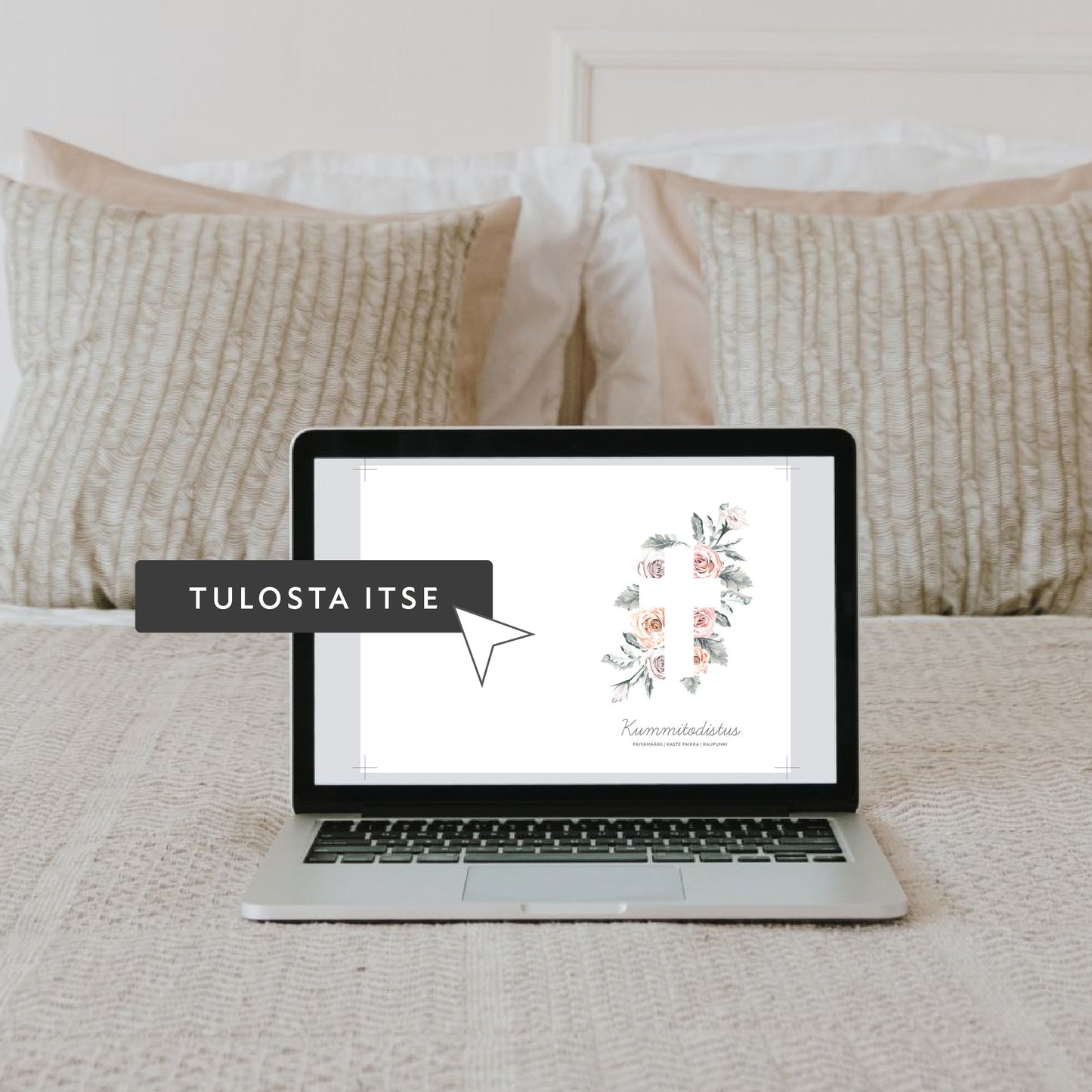 Tulosta itse - kummitodistus