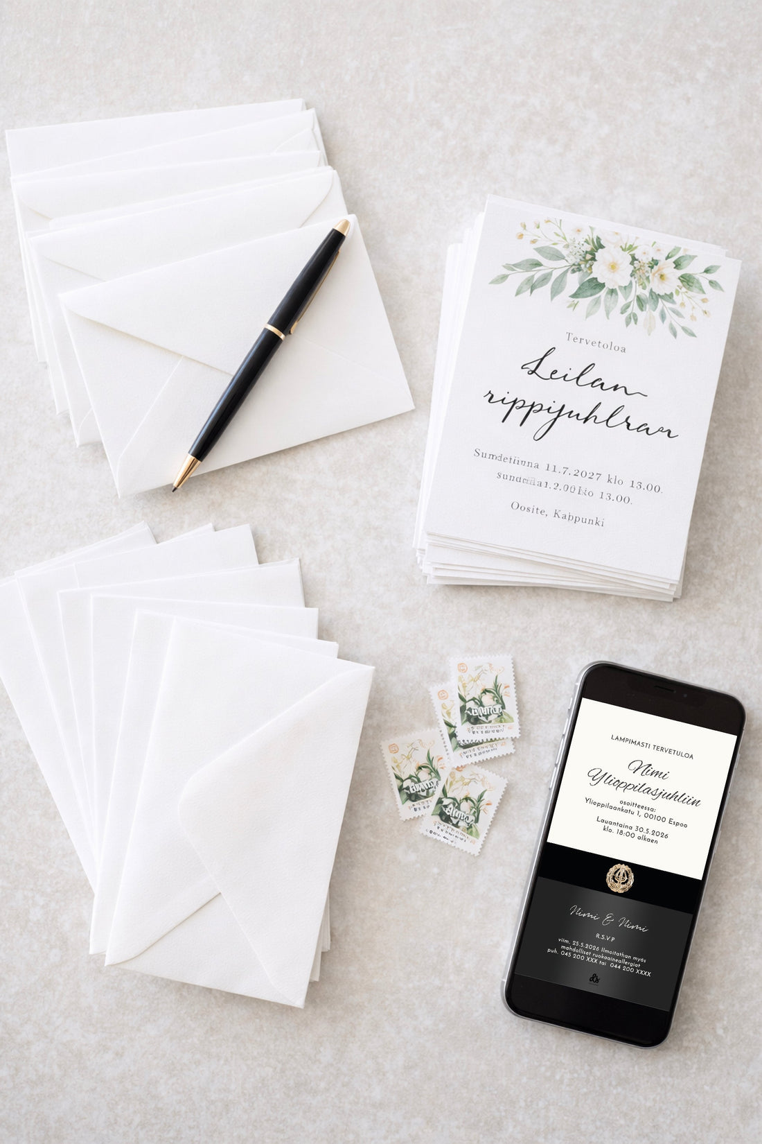 Digitaalinen kutsu vai painettu kutsu? – näin valitset fiksummin juhliin