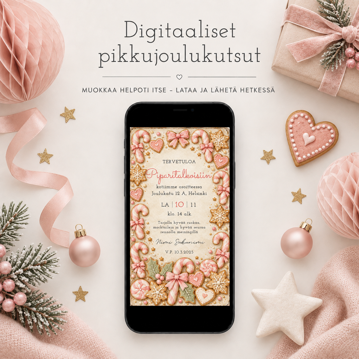 Digitaaliset pikkujoulukutsut