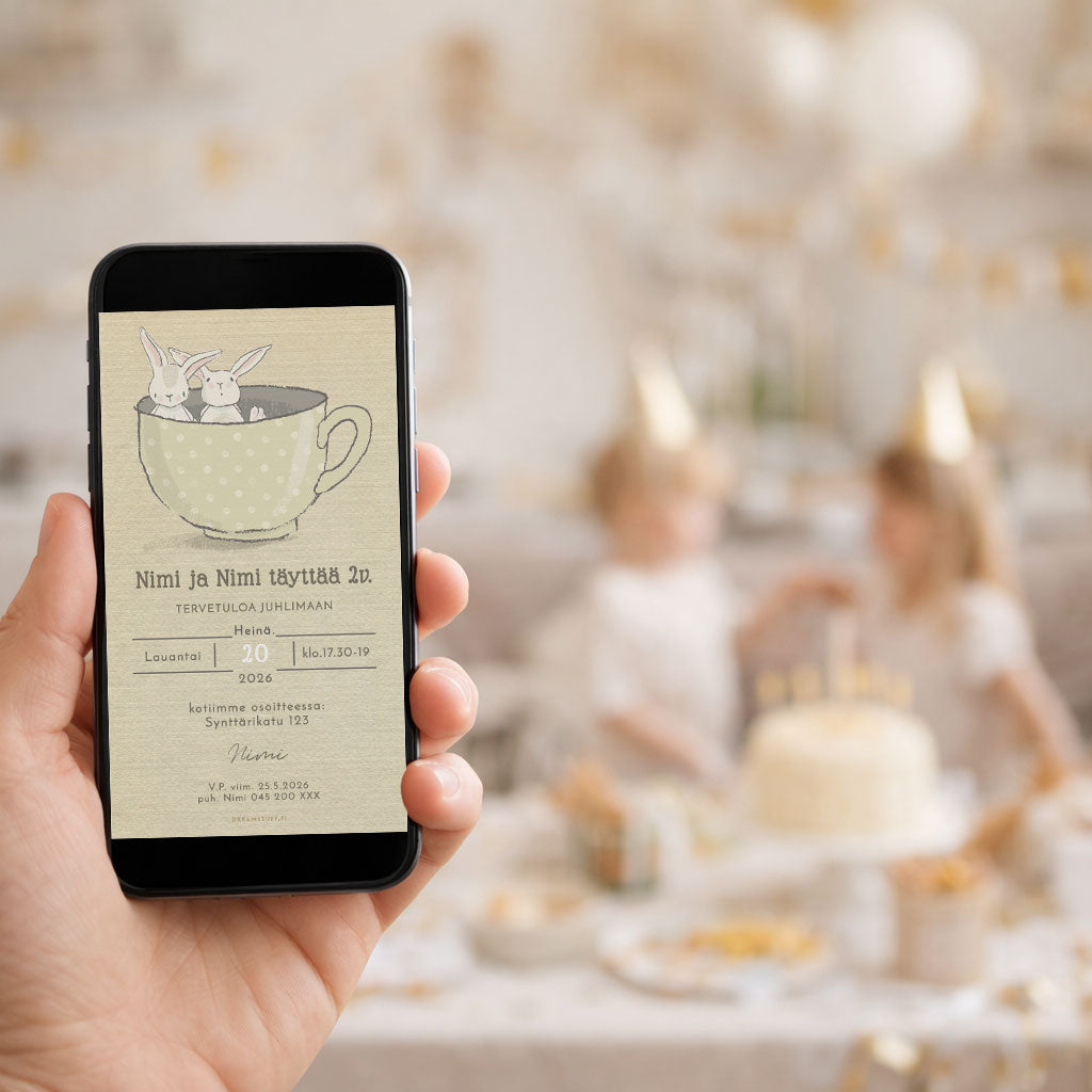 Syntymäpäiväkutsut lapsille