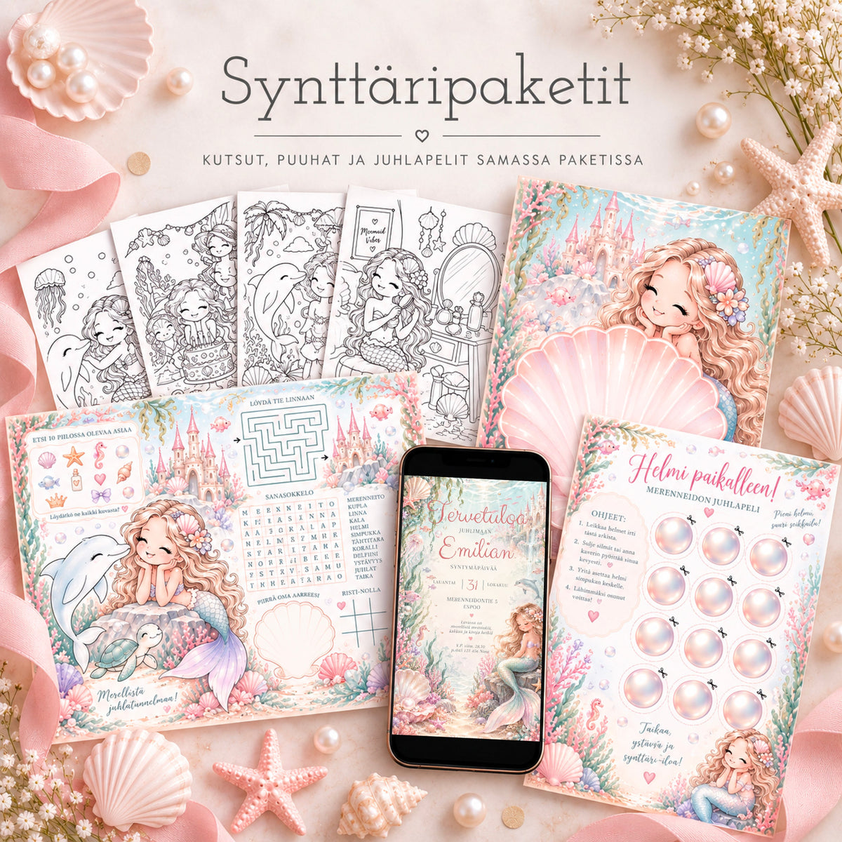 Digitaaliset synttäripaketit lapsille