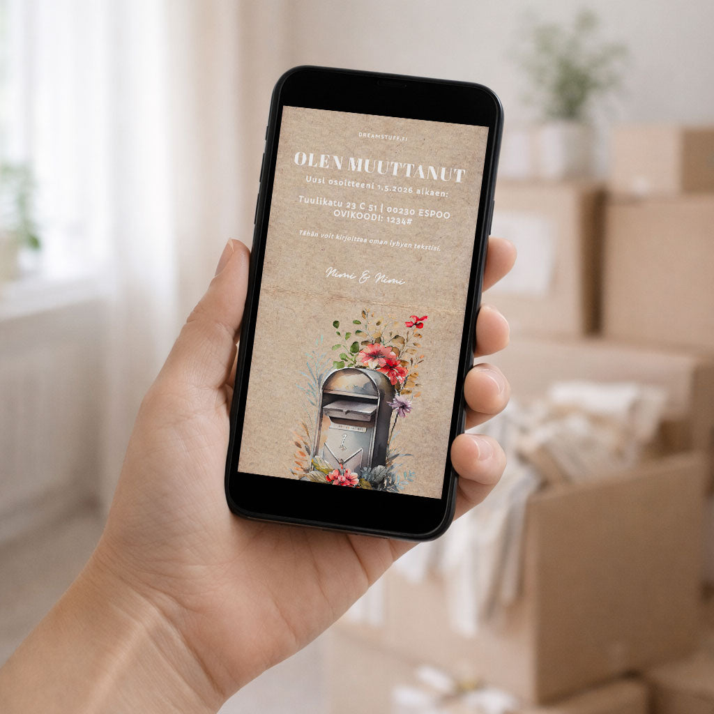 Digitaaliset muuttoilmoitukset