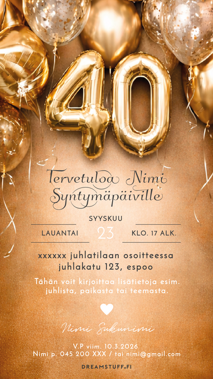 syntymäpäiväkutsu aikuiselle muokattava kutsupohja