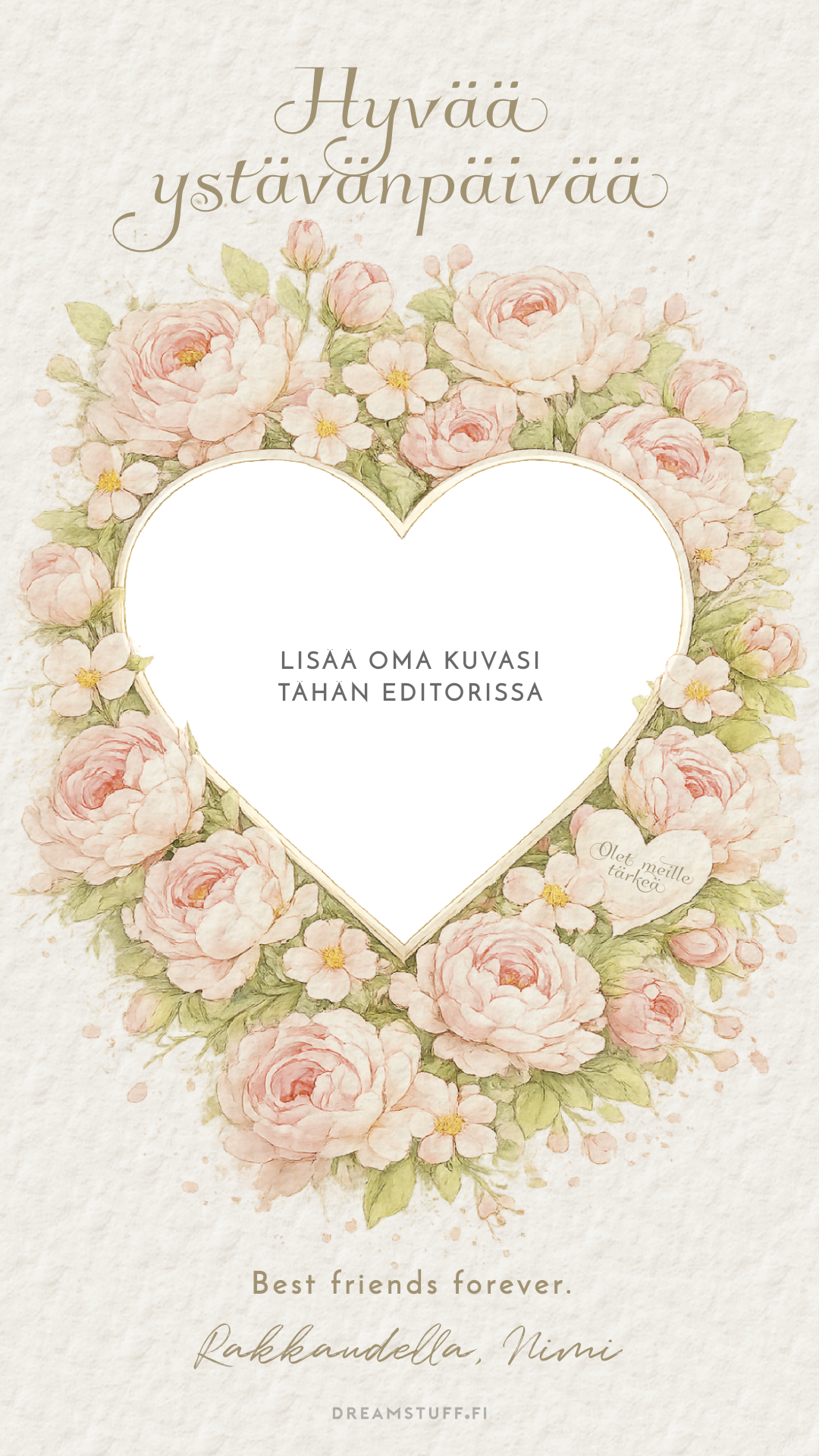 Digitaalinen toivotus - Olet tärkeä