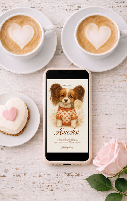 Digital examensinbjudan - Tårta