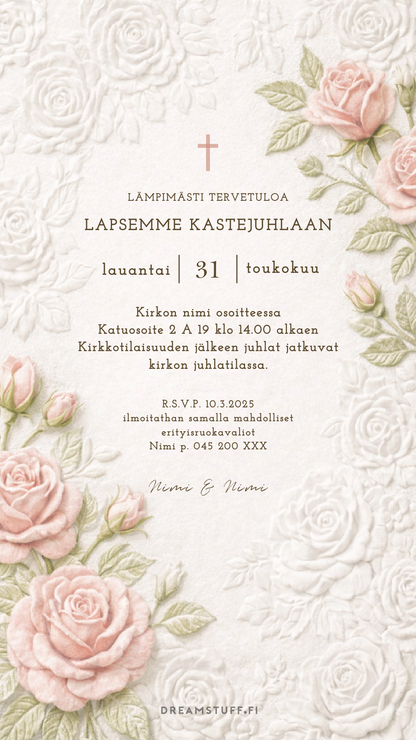 kutsu rippijuhliin muokattava kutsupohja