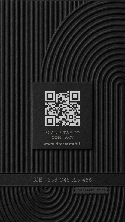 Digitaalinen käyntikortti - DreamCard Noir