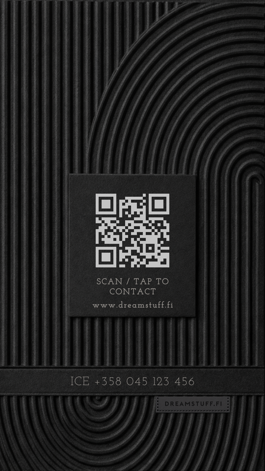 Digitaalinen käyntikortti - DreamCard Noir