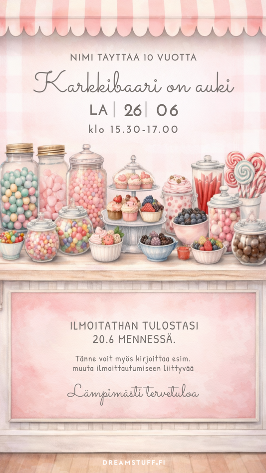 Digitaalinen lastenkutsu - Karkkibaari