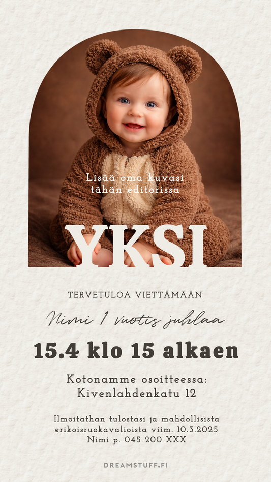 Digital invitations - Baptism / name day