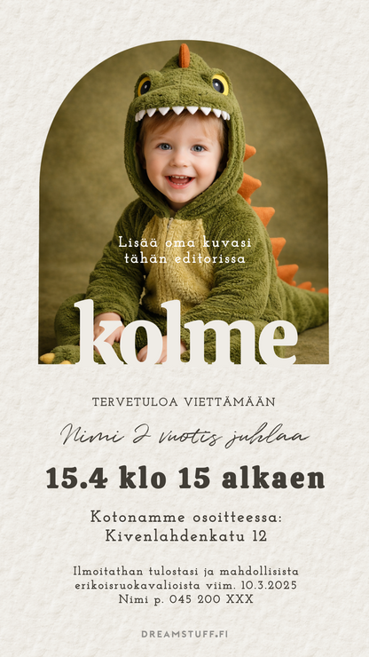 Digital invitations - Baptism / name day