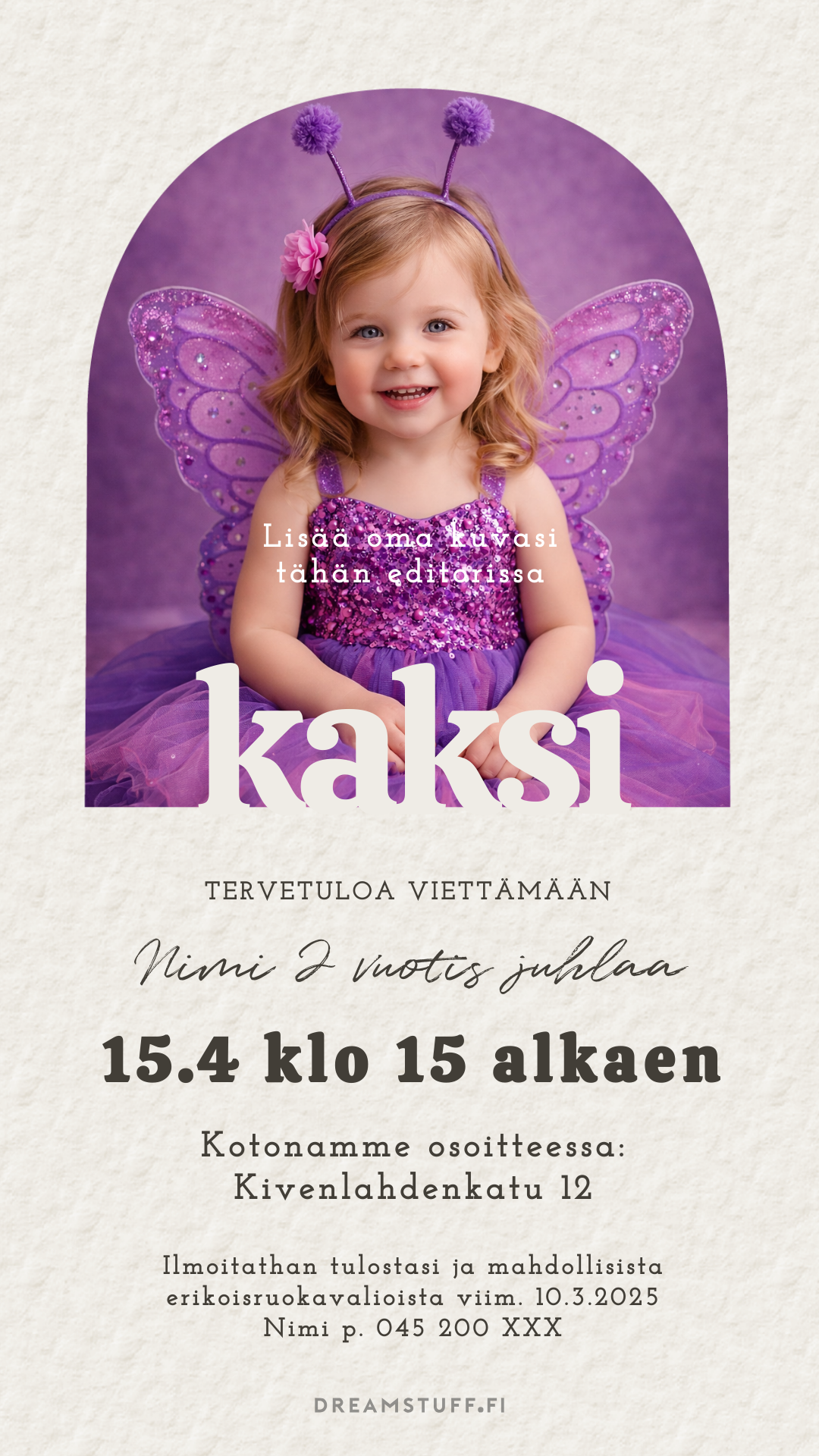 Digital invitations - Baptism / name day