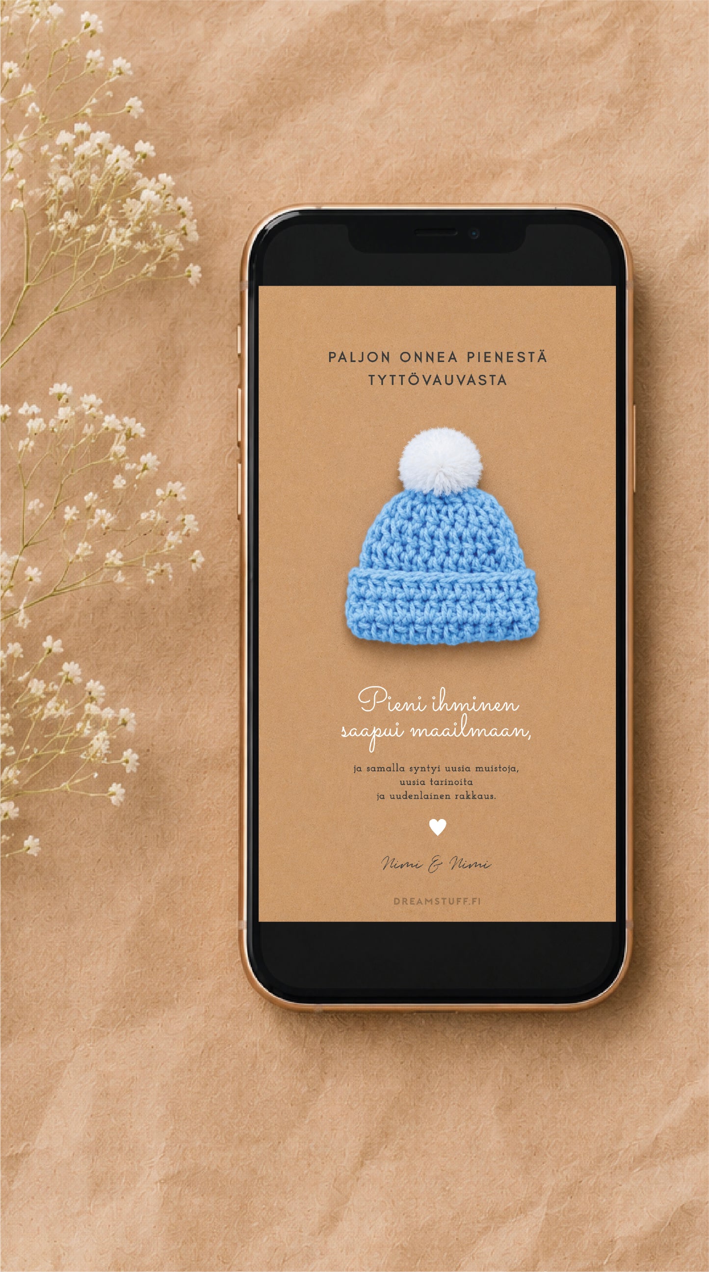 Digital graduation invitation - Cake