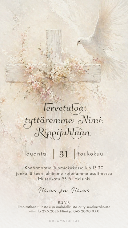 rippikutsu malli jota muokataan helposti verkossa