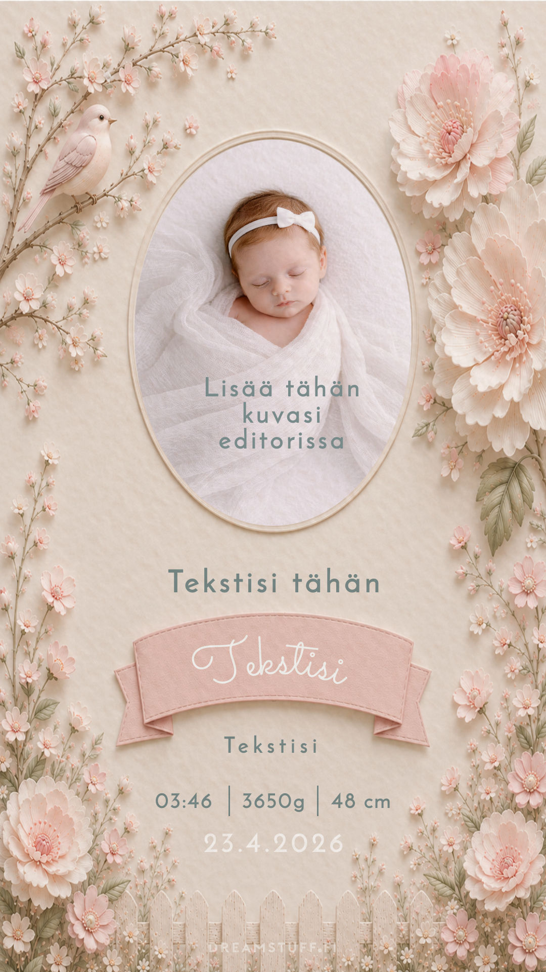 Digital graduation invitation - Cake