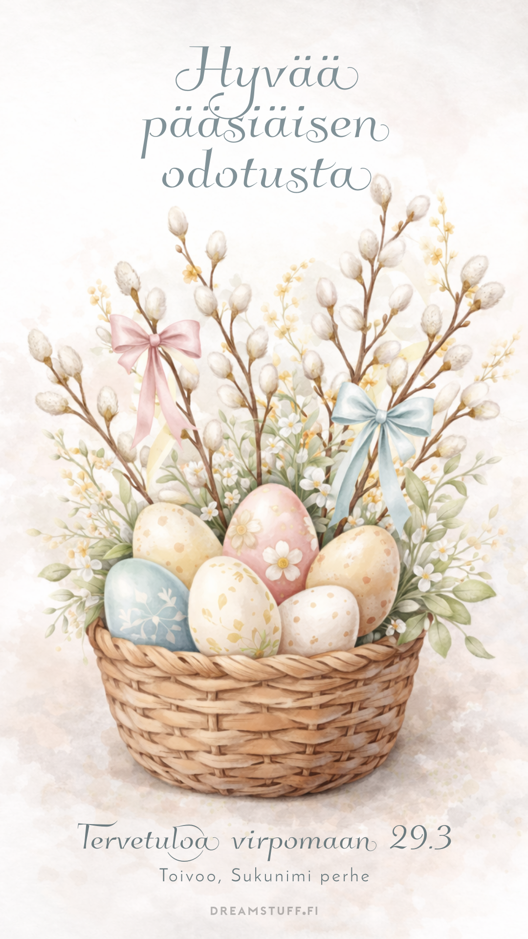 Digital graduation invitation - Cake