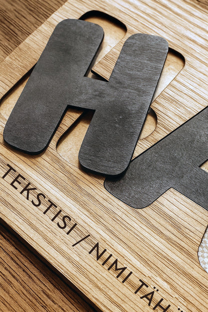 Nimi / kirjain palapeli