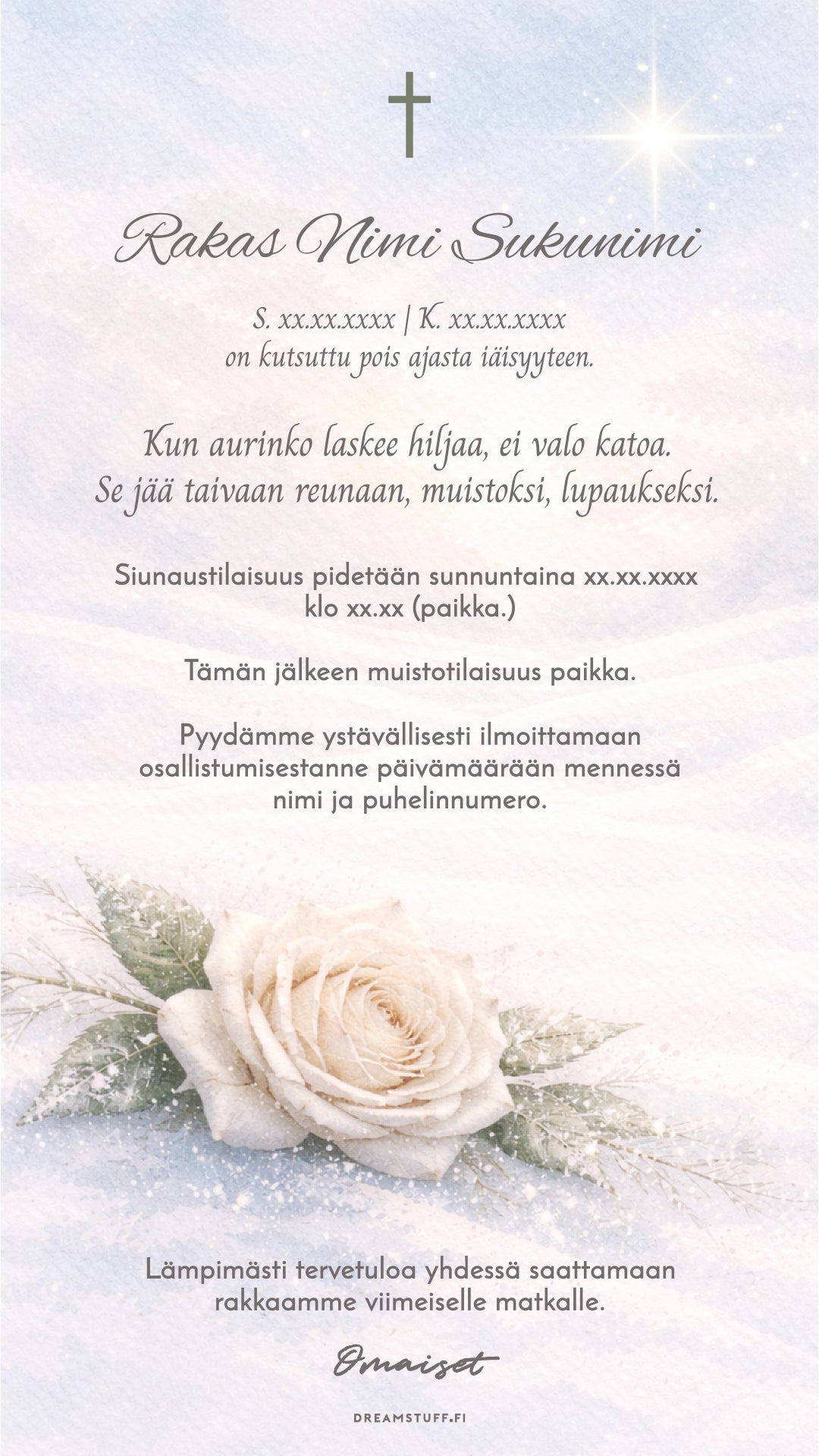 Digital examensinbjudan - Ballonger