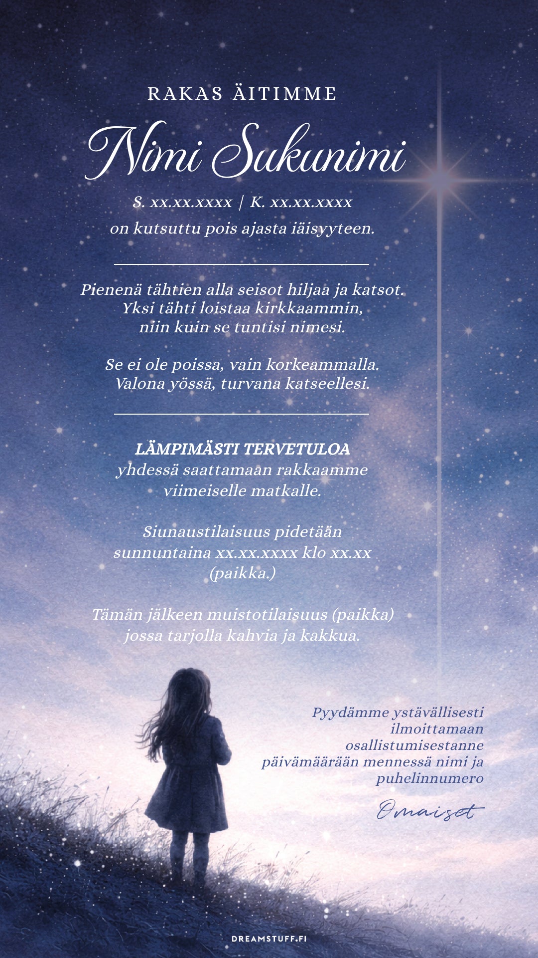 Digital Graduation Invitation - Balloons