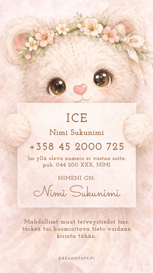 ICE näytönsäästäjä - Nalle