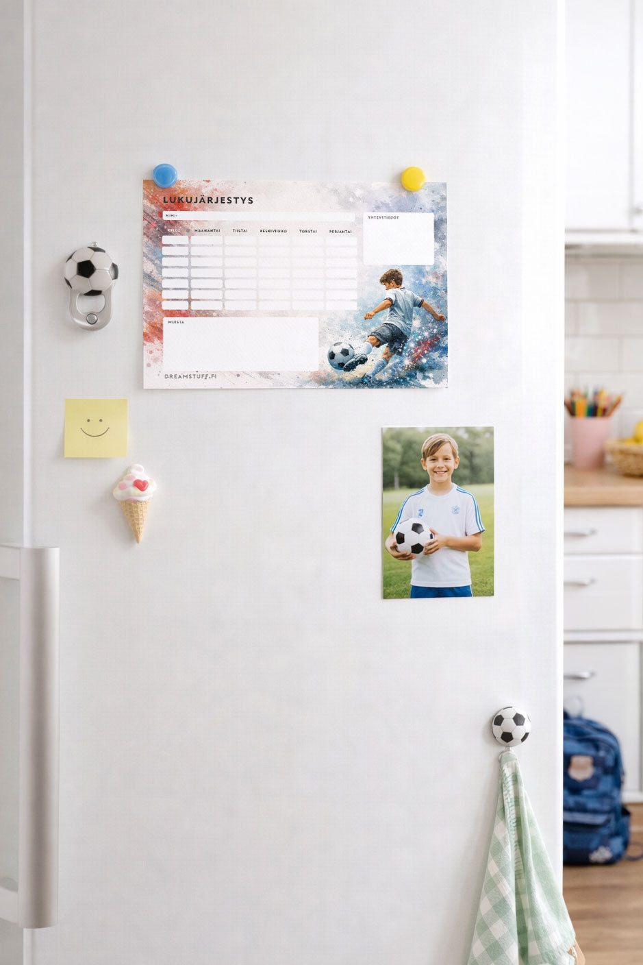 Tulostettava jalkapallo lukujärjestys – ladattava PDF