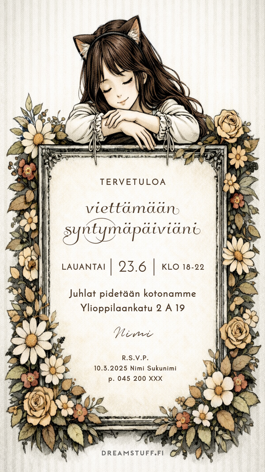 Digitaalinen kutsu - Kissa tyttö