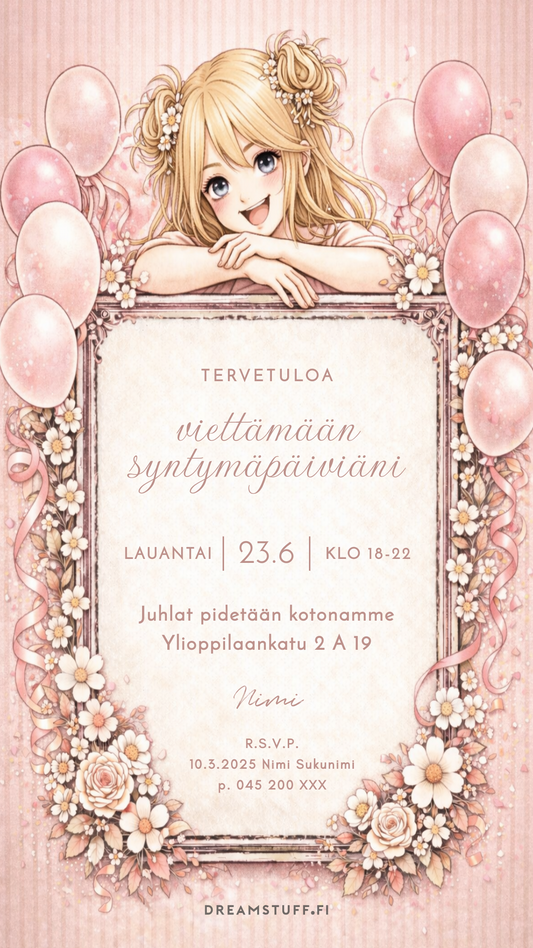 Digitaalinen kutsu - Kukka tyttö