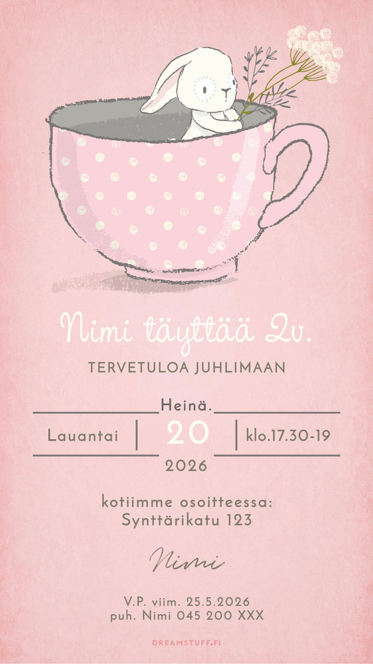 Digital invitations - For children's birthdays