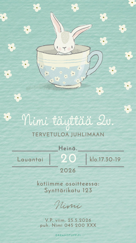 Digital invitations - For children's birthdays