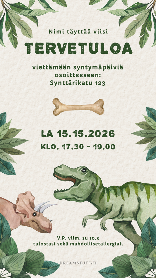 Digitaaliset kutsu - Dinosaurus rex