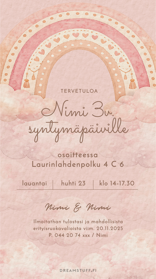 Digital invitations - For children's birthdays