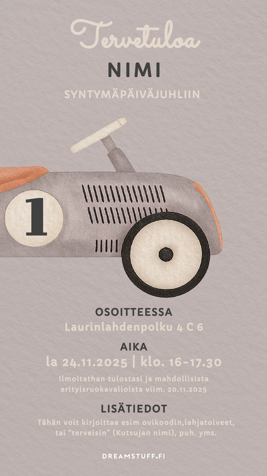 Digital invitations - For children's birthdays