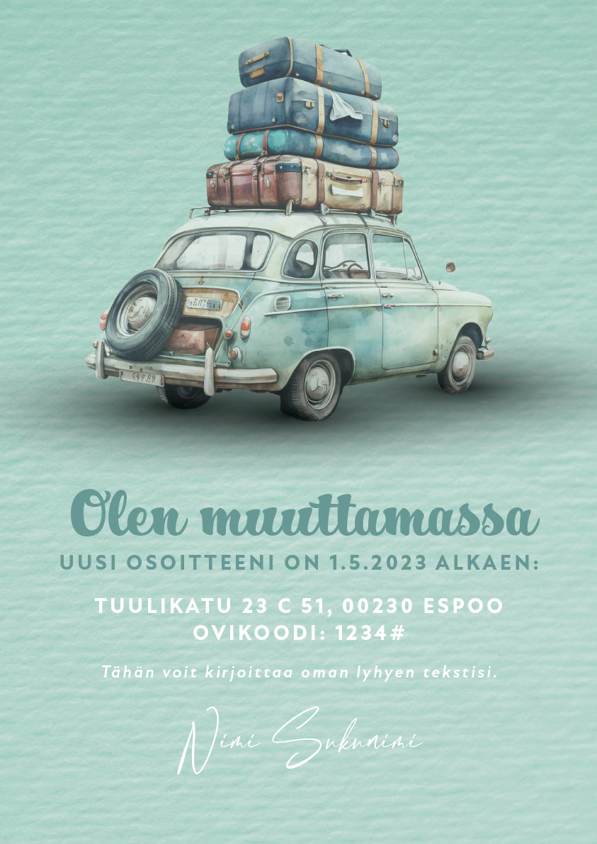 Digitaaliset ilmoitukset - Muuttoilmoitus