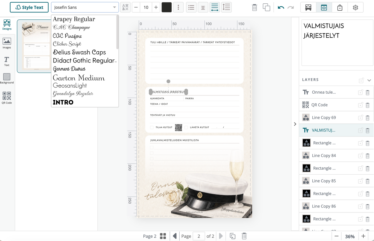 Class schedule - download for free and print