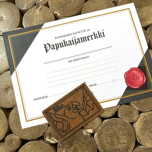 10 pistettä ja papukaijamerkki kymmenen pistettä kunniamaininta todistus diplomi