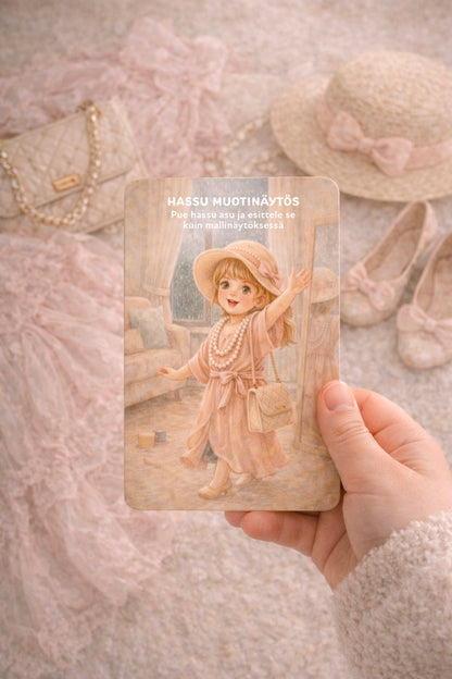 Sadepäivän leikkikortit lapsille – tulostettavat koortit