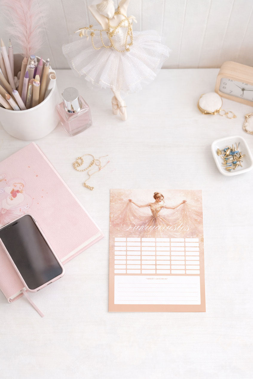 Tulostettava tanssija lukujärjestys – ladattava PDF