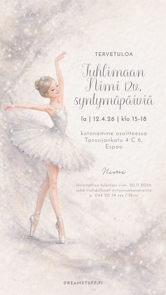 Digital invitations for adults - Birthdays