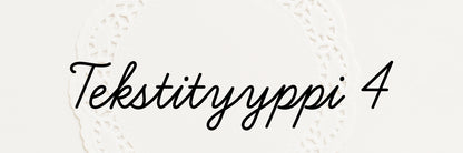 Kakkukoriste yhdellä nimellä / sanalla