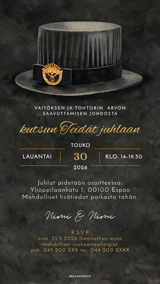 Digital examensinbjudan - Fluga